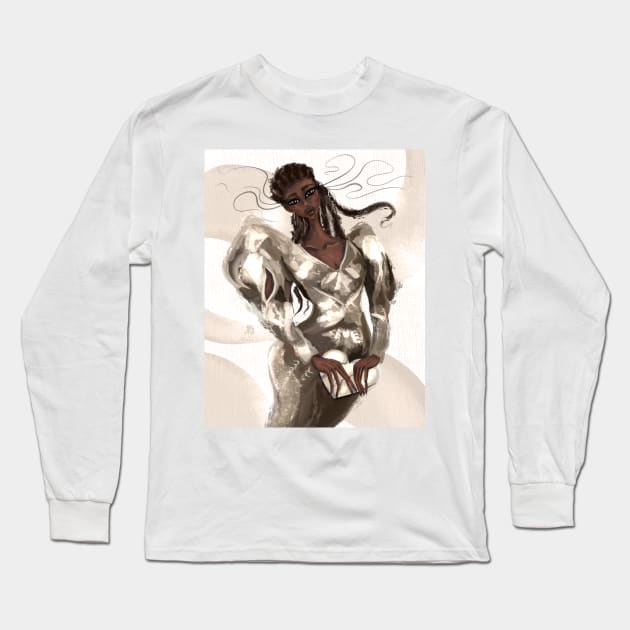 Fashion girl Long Sleeve T-Shirt by valentyna mohylei